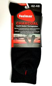 Feelmax Charcoal terveyssukat - Tummanharmaa