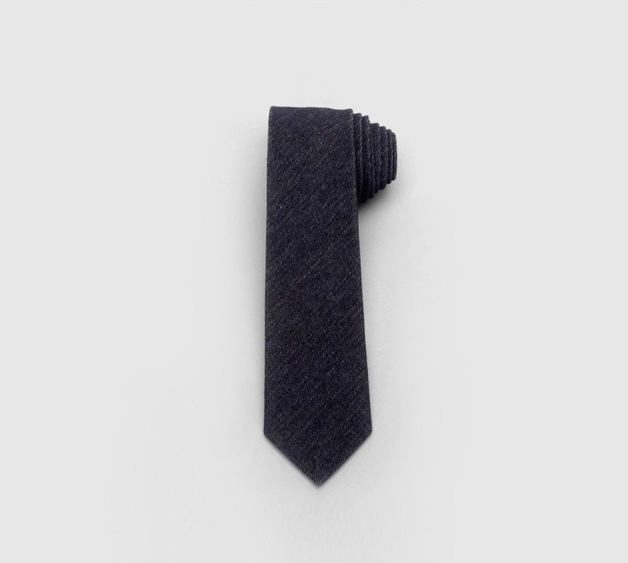 Costo Kieta Pure Waste Dark Blue 100 % Recycled Denim Tie