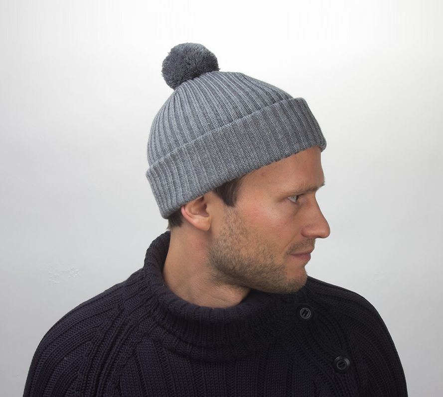 Costo Wipi Melange Grey 100% Wool Beanie