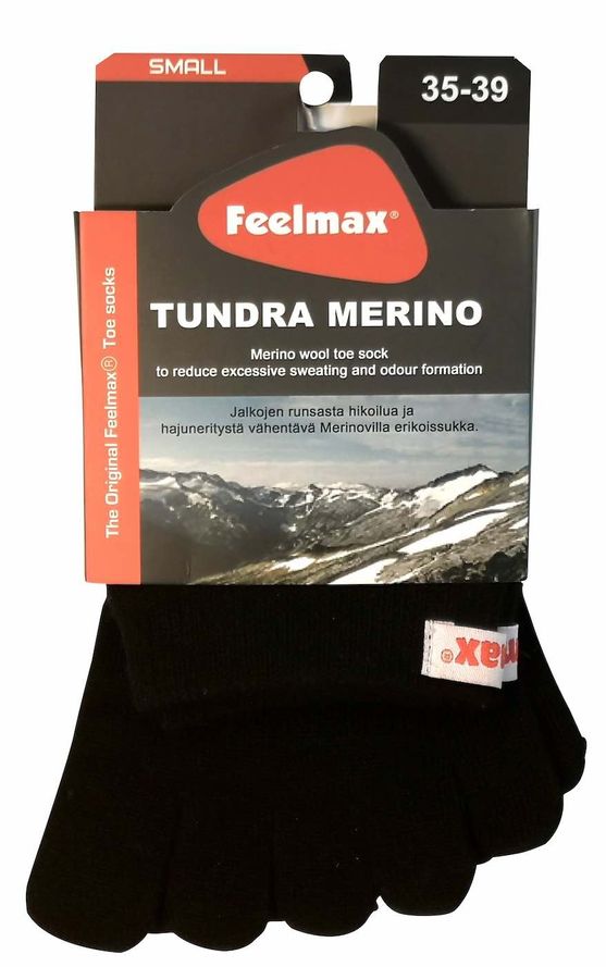 Feelmax Tundra Merino varvassukat - Musta