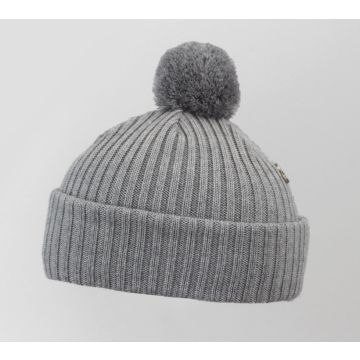 Costo Wipi Melange Grey 100% Wool Beanie