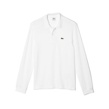 Lacoste Pitkähihainen Poolopaita - Valkoinen