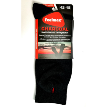 Feelmax Charcoal terveyssukat - Tummanharmaa