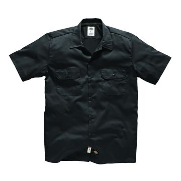 Dickies Short Sleeve Slim Work Shirt - Black