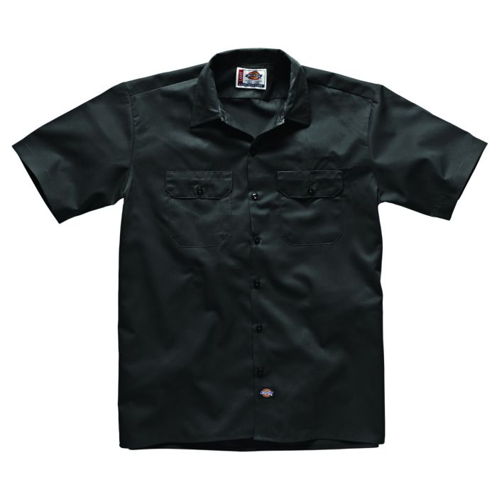 Dickies Short Sleeve Work Shirt - Black