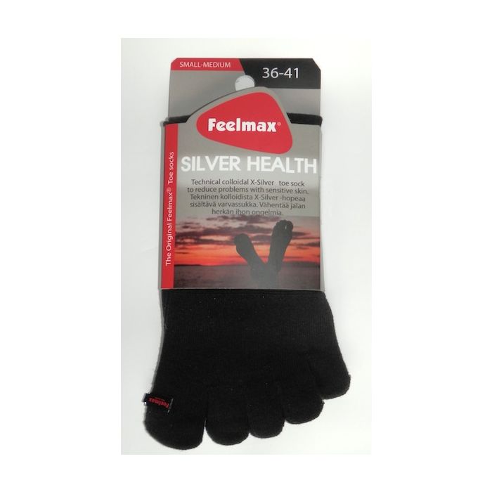 Feelmax Silver Health varvassukat - Musta