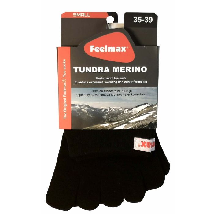 Feelmax Tundra Merino varvassukat - Musta