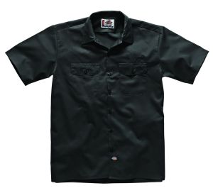 Dickies Short Sleeve Work Shirt - Black