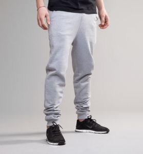 Pure Waste Men's Sweatpants Verkkarit - Grey Melange